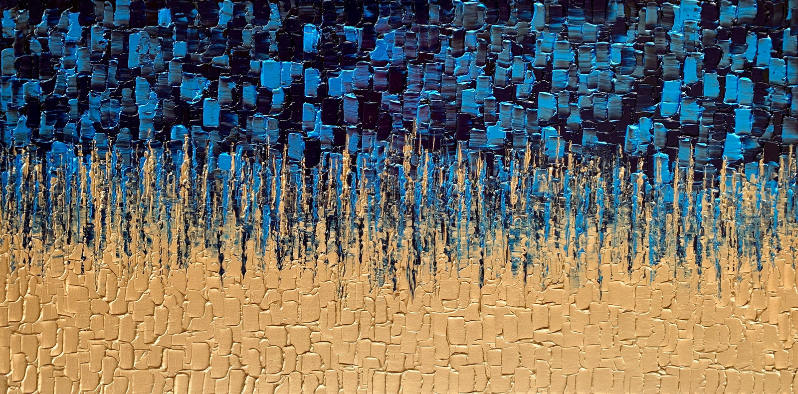 Blue & Gold Cascade (2018)